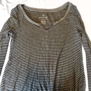 American Eagle soft & sexy waffle tee